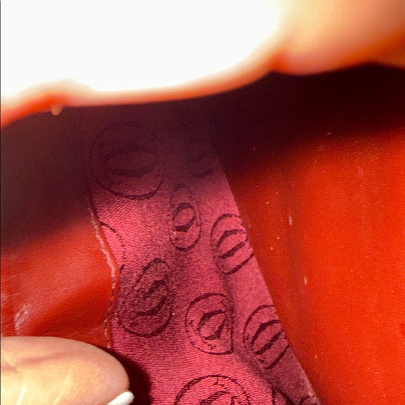 Cartier Vintage Burgundy Leather crossbody bag with Gold Details W/ COA - Picture 8 of 12